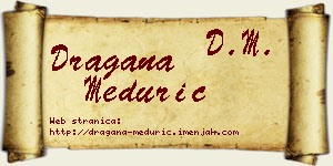 Dragana Medurić vizit kartica